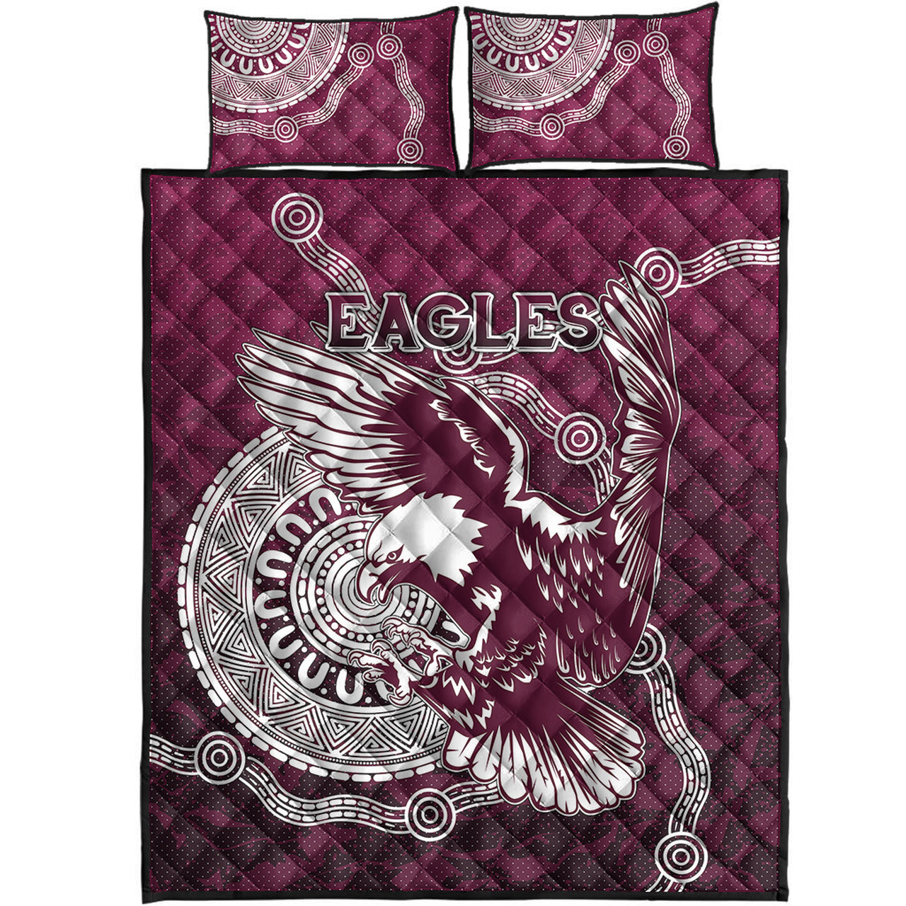 sea-eagles-rugby-quilt-bed-set-custom-super-eagles-quilt-bed-set