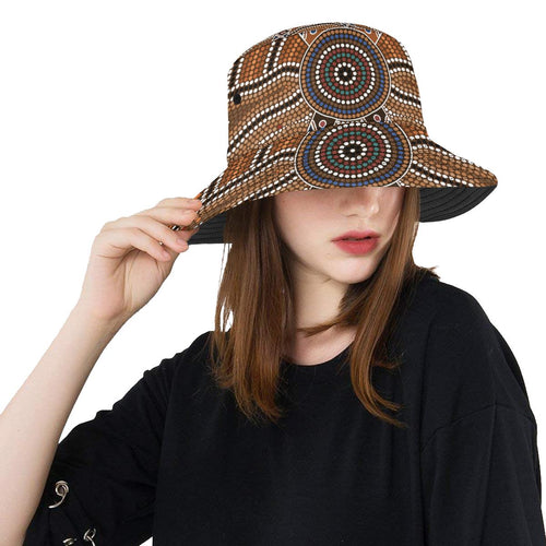 bucket-hat-aboriginal-dot-painting-hat-ver01