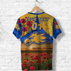 custom-personalised-west-coast-eagles-anzac-t-shirt-poppy-vibes-royal-blue