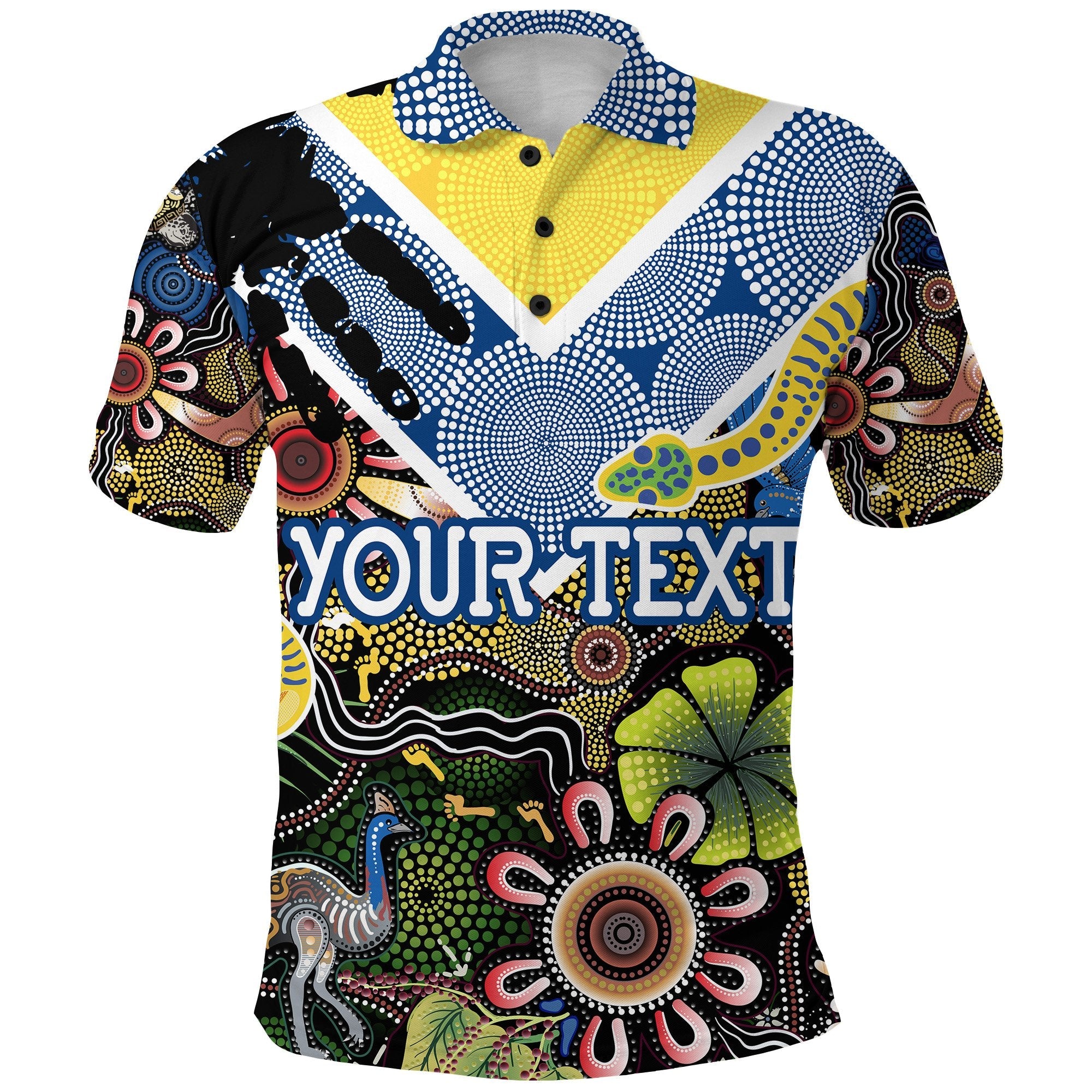 custom-personalised-parramatta-eels-polo-shirt-aboriginal-ethnic-style