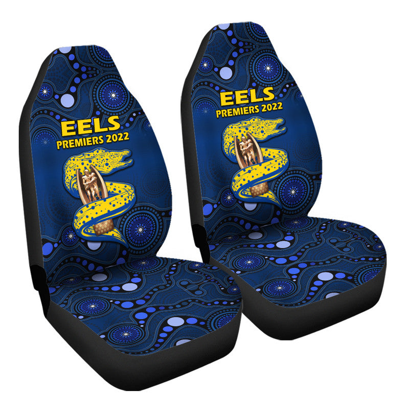 parramatta-eels-rugby-premiers-2022-car-seat-cover-eels-champion-aboriginal-dot-blue-style