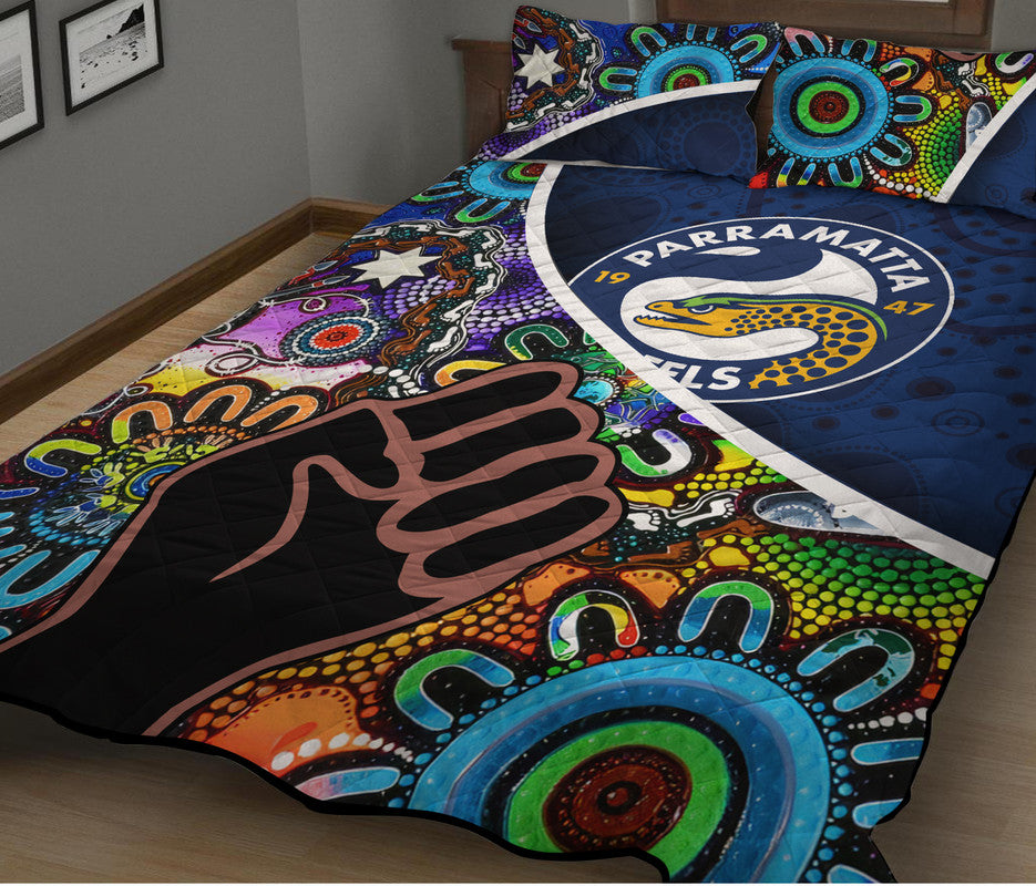 parramatta-eels-quilt-bed-set-eels-indigenous-aboriginal