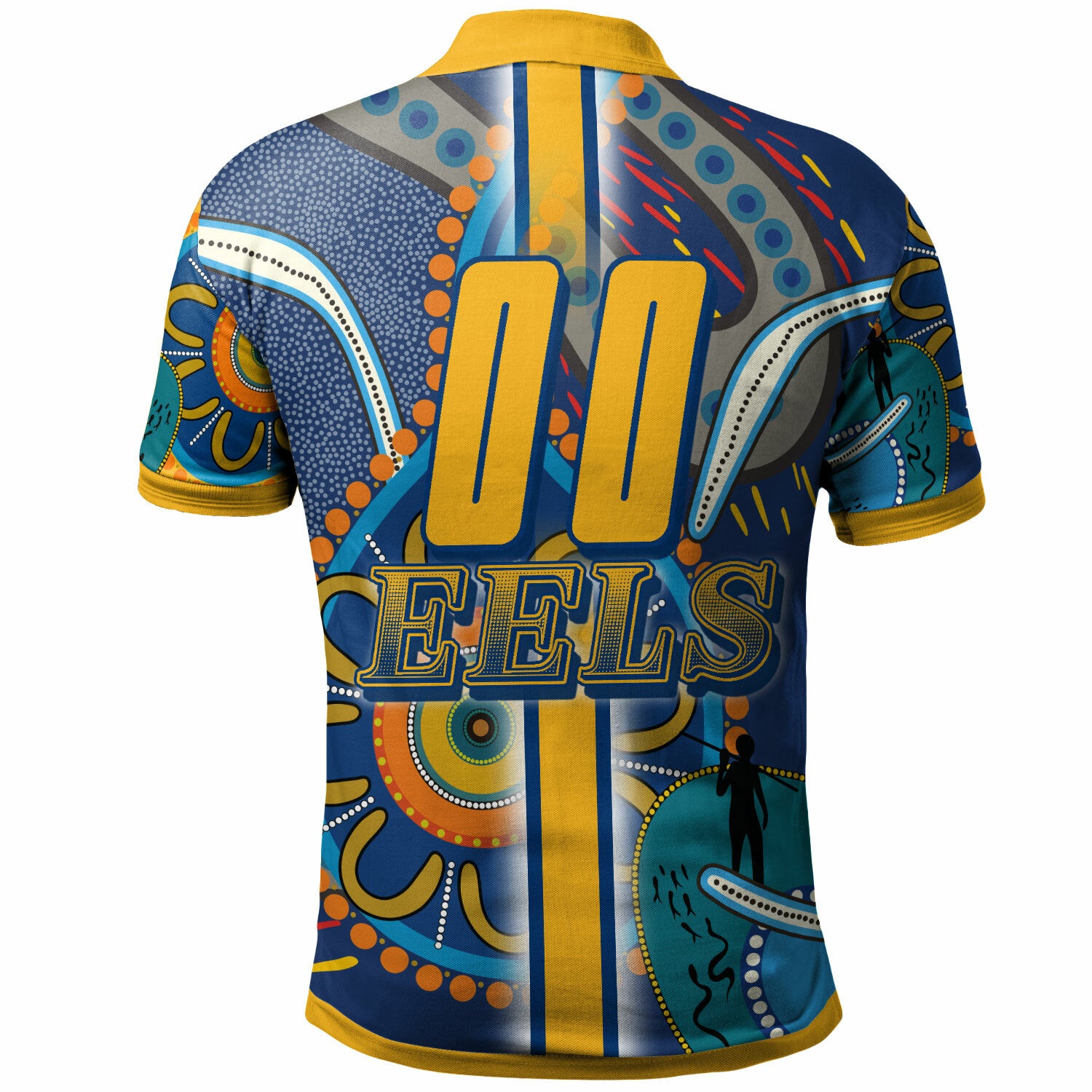 eels-rugby-polo-shirt-custom-eels-logo-aboriginal-indigenous-sport-style-polo-shirt