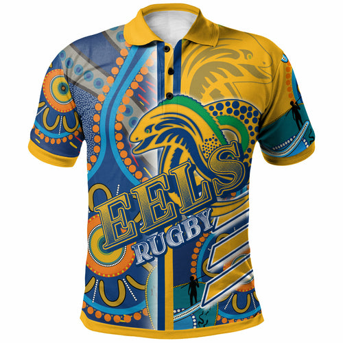 eels-rugby-polo-shirt-custom-eels-logo-aboriginal-indigenous-sport-style-polo-shirt
