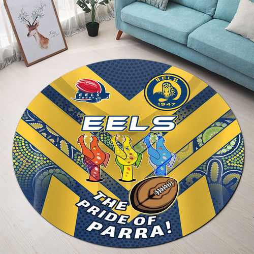 eels-rugby-round-rug-go-parra-eels-aboriginal-patterns-round-rug