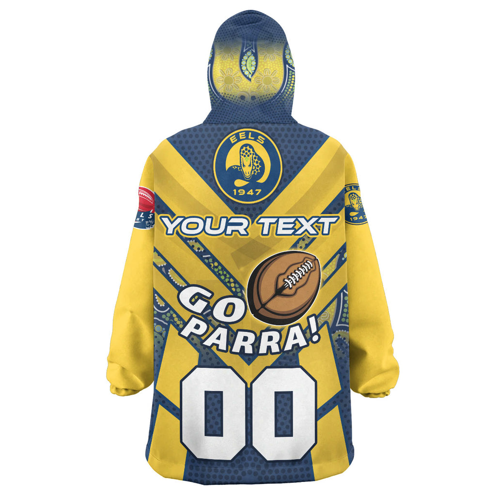 eels-rugby-snug-hoodie-custom-go-parra-eels-aboriginal-patterns-oodie-blanket