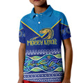 indigenous-xmas-parra-eels-aboriginal-winter-theme-kid-polo-shirt-lt7