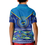 indigenous-xmas-parra-eels-aboriginal-winter-theme-kid-polo-shirt-lt7