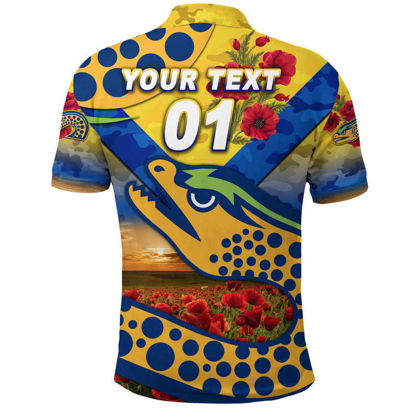 custom-personalised-eels-anzac-polo-shirt-poppy-flowers-vibes-gold