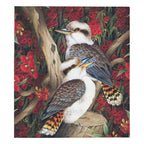 quilt-kookaburra-with-waratah-quilt