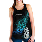 Aotearoa Women Racerback Tank Fern Mix Manaia Matau LT13 - Vibe Hoodie