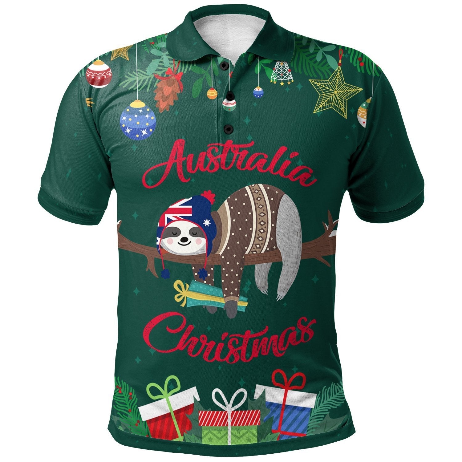christmas-polo-shirt-green-merry-christmas