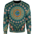 sweaters-aboriginal-green-dot-painting-with-earth