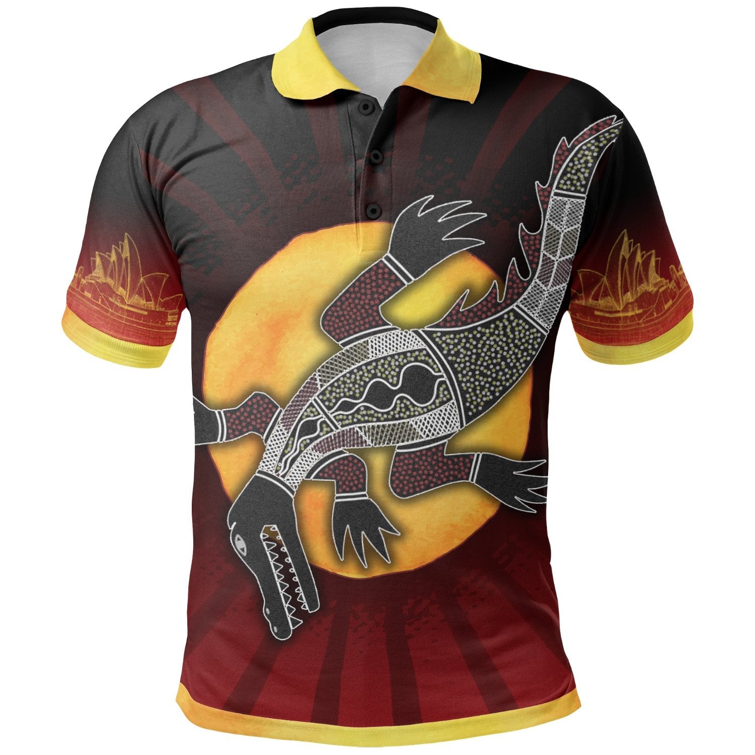 polo-shirt-aboriginal-crocodile-with-the-sydney-opera-house