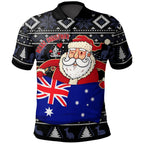 christmas-polo-shirt-australia-santa-claus-hold-the-flag-black