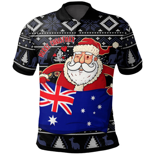 christmas-polo-shirt-australia-santa-claus-hold-the-flag-black