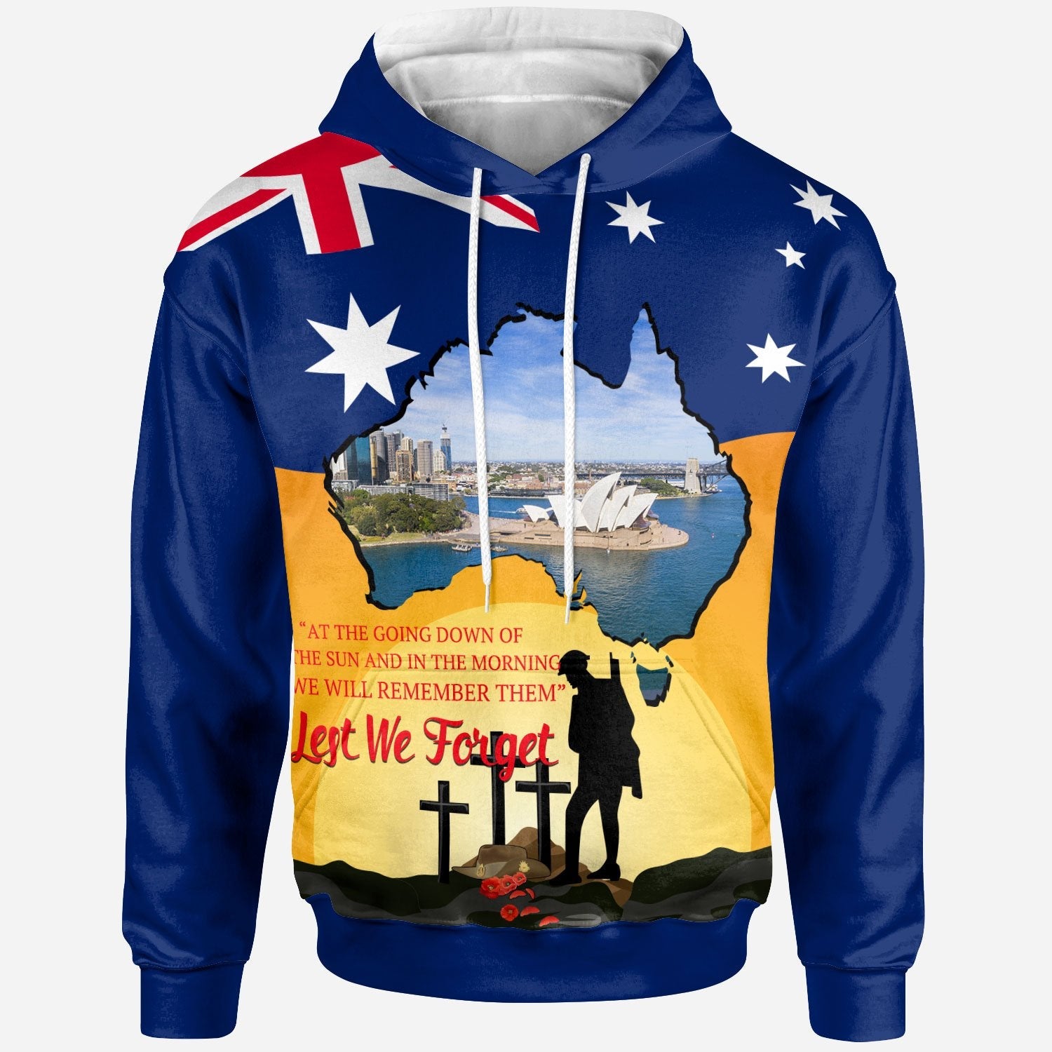 anzac-day-hoodie-todays-peace-is-yesterdays-sacrifice