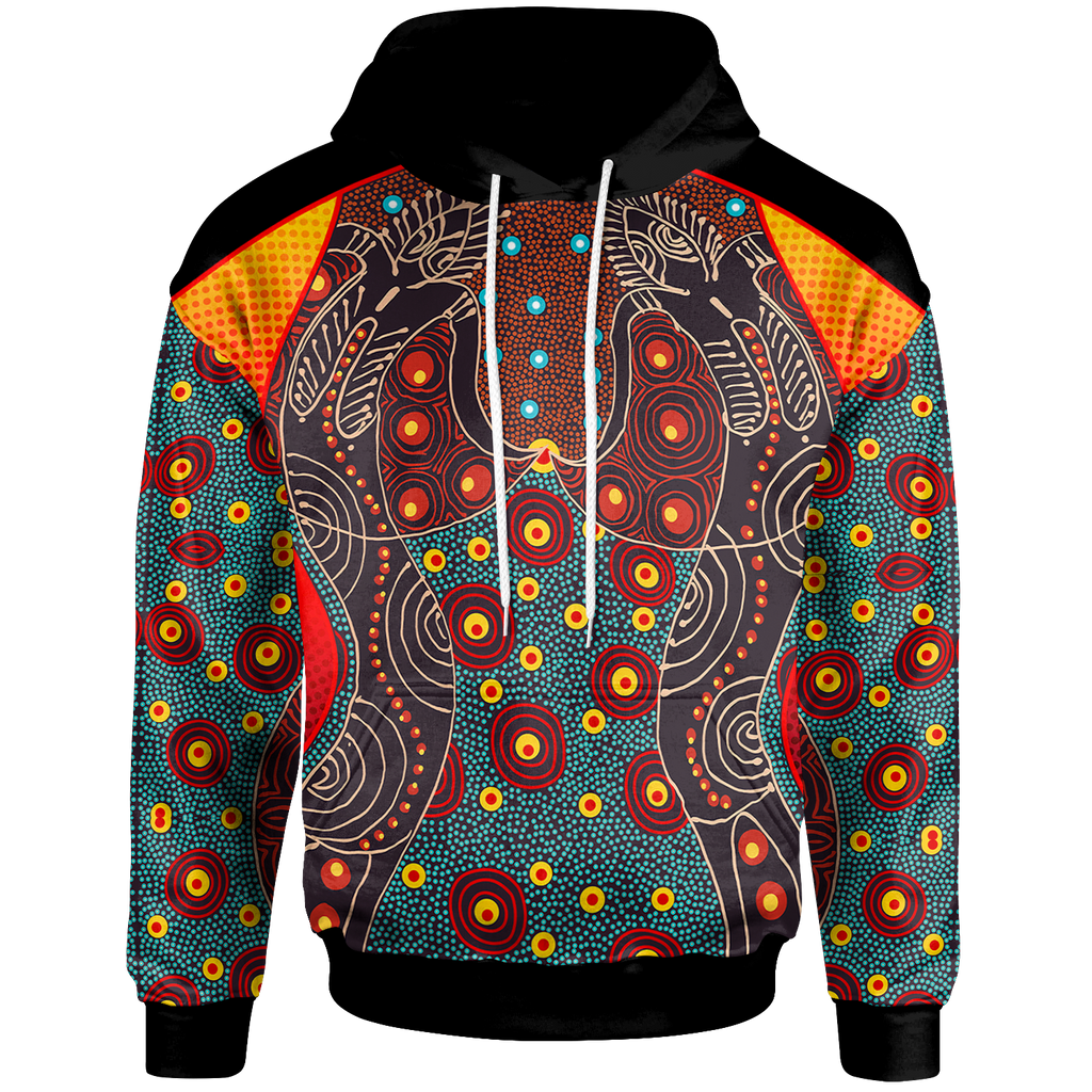 hoodie-aboriginal-sublimation-dot-pattern-style-red
