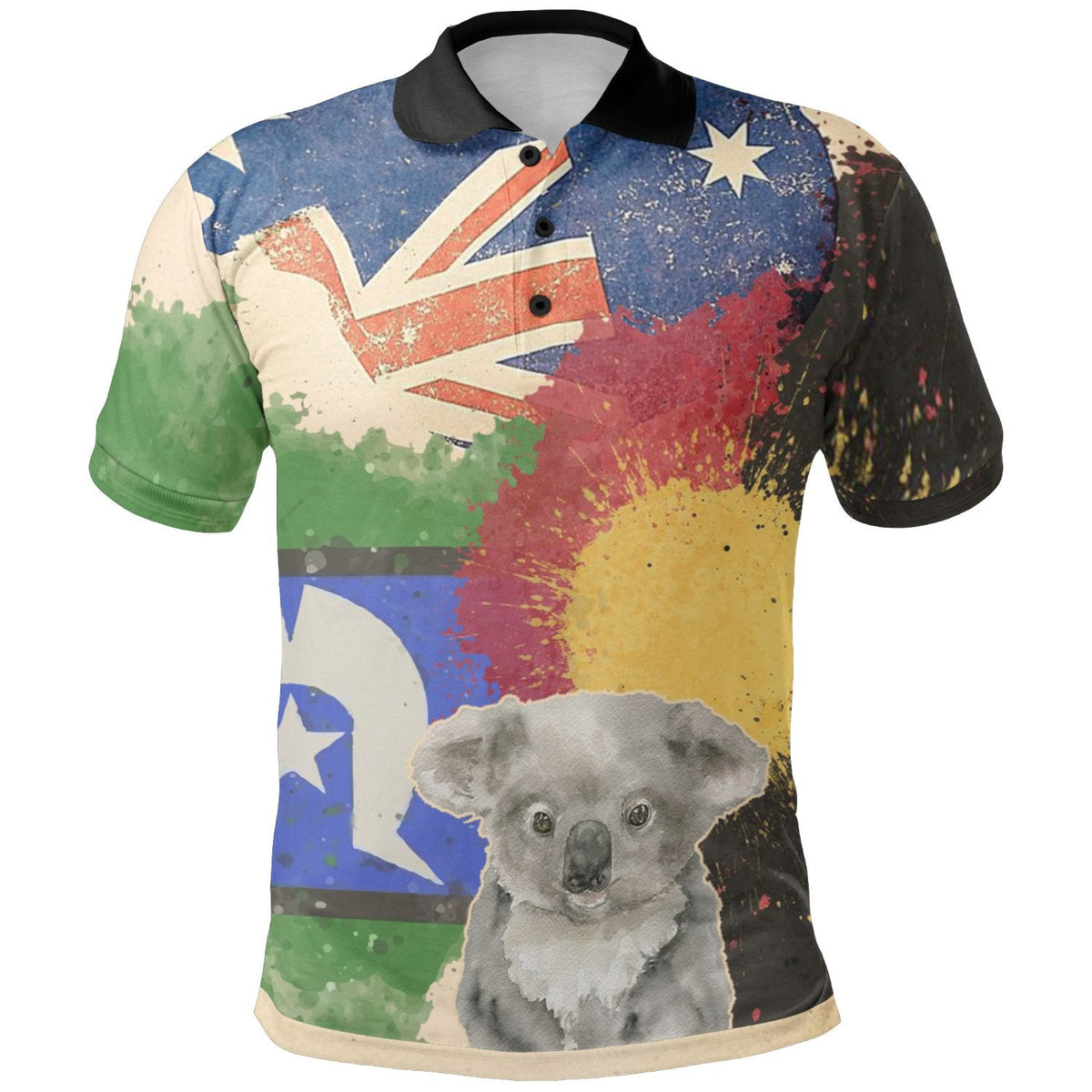 polo-shirt-flag-combination-with-koala