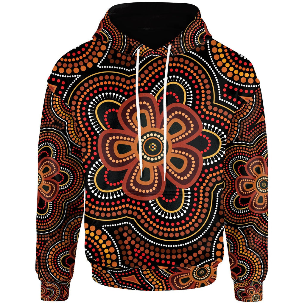 aboriginal-hoodie-aboriginal-dot-painting-flowers-style-ver02