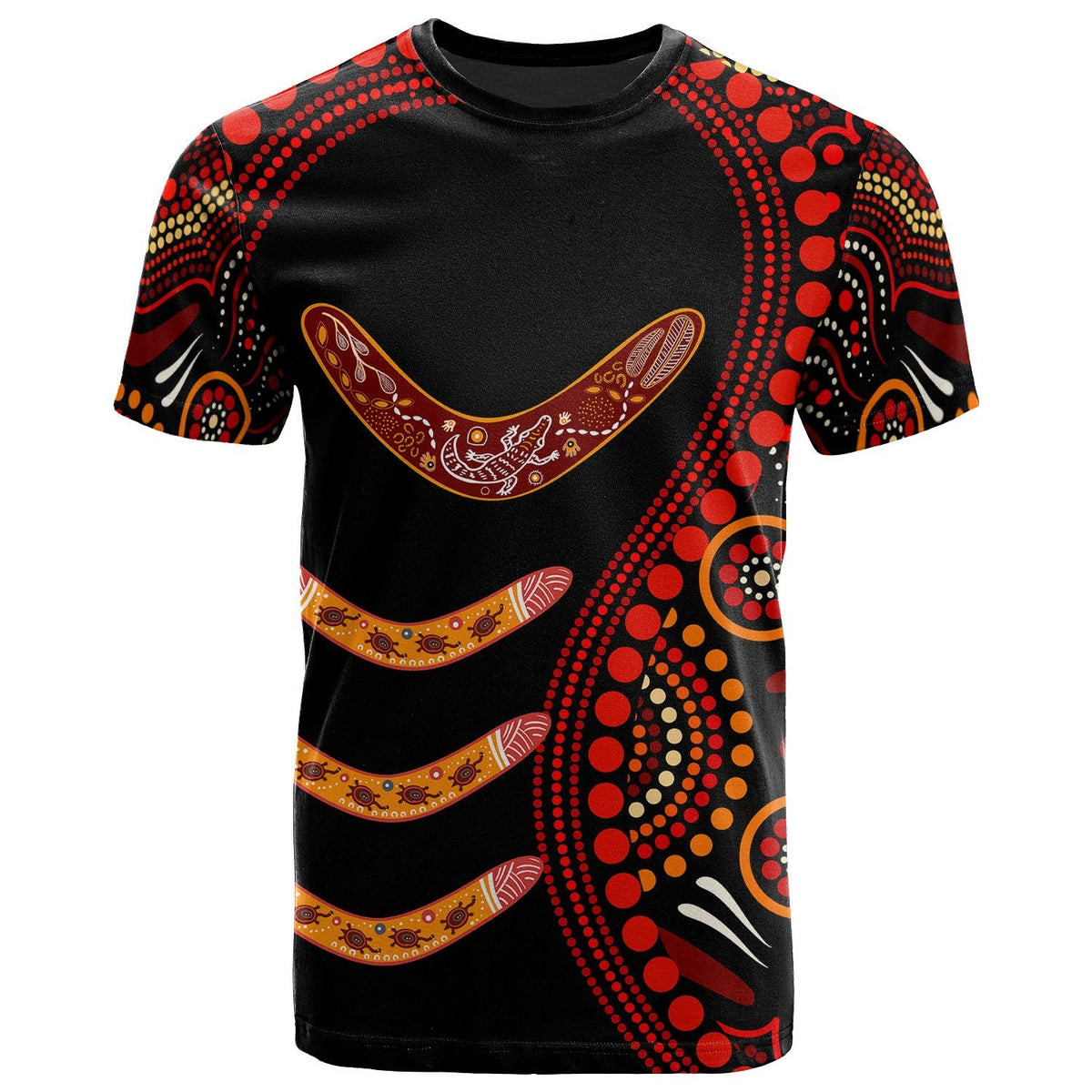 aboriginal-t-shirts-aboriginal-boomerangs-with-dot-painting-pattern