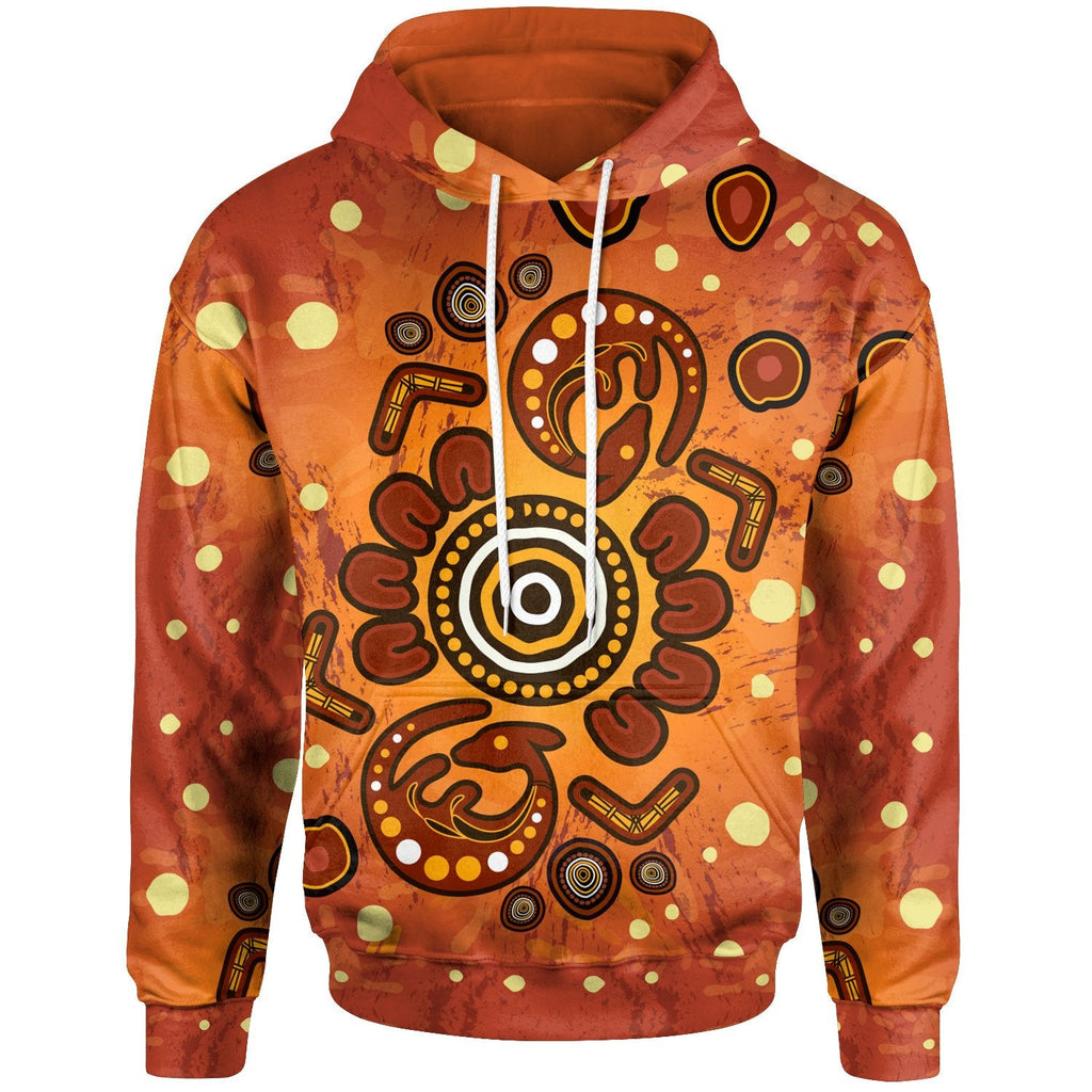 aboriginal-hoodie-baby-kangaroo-and-dot-painting-patterns