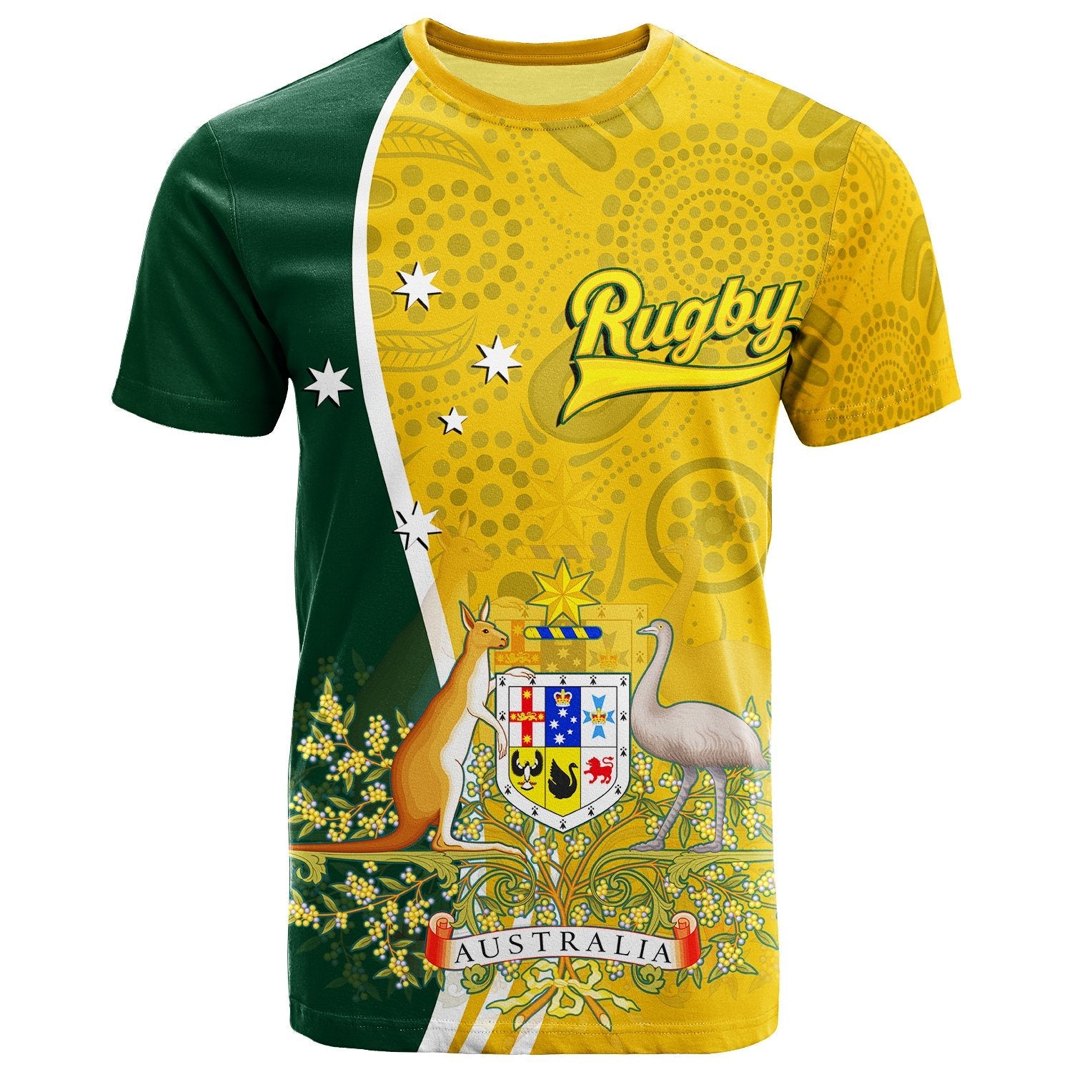 personalised-t-shirt-australia-coat-of-arm-in-rugby-style