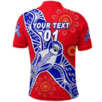 custom-personalised-west-perth-football-club-polo-shirt-falcons-indigenous-version-red-custom-text-and-number