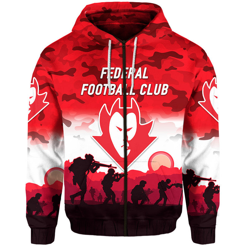 federal-football-club-anzac-zip-up-and-pullover-hoodie-simple-style