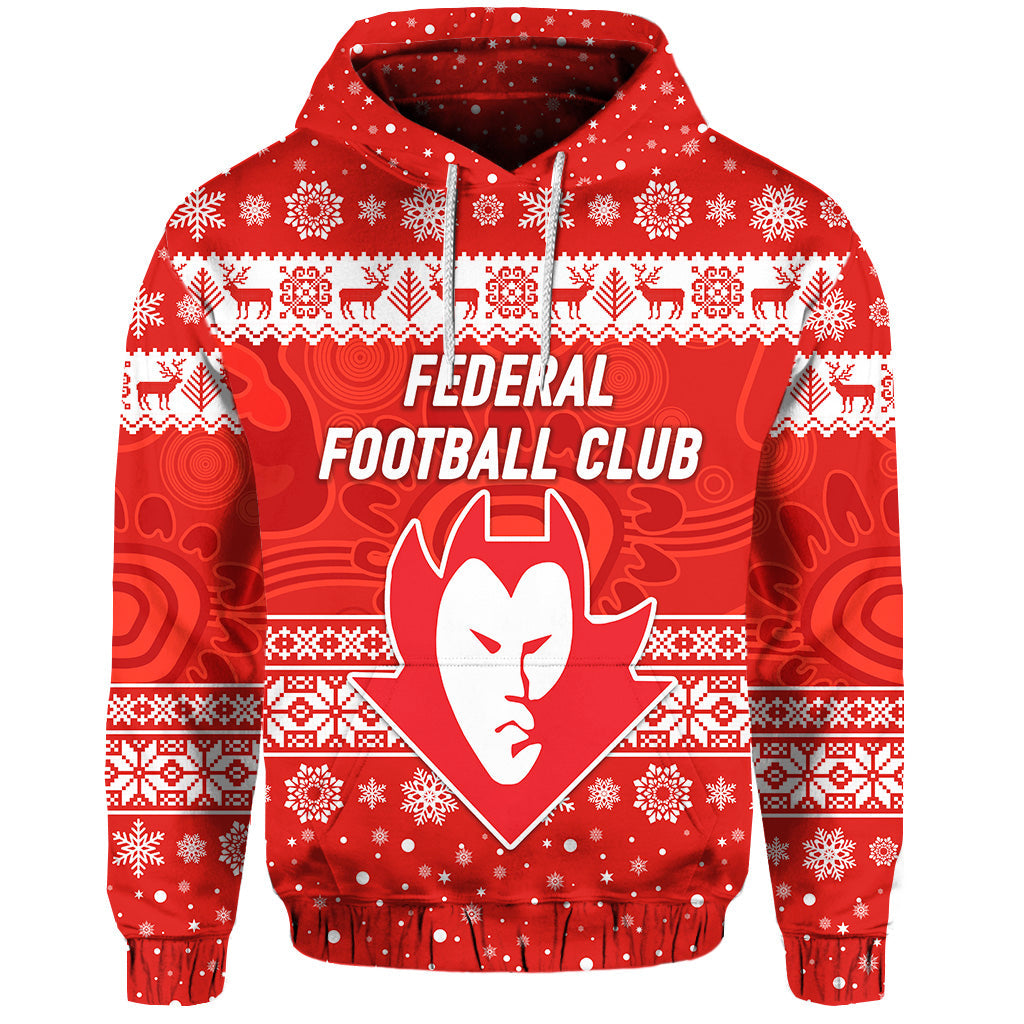 federal-football-club-hoodie-christmas-simple-style-red