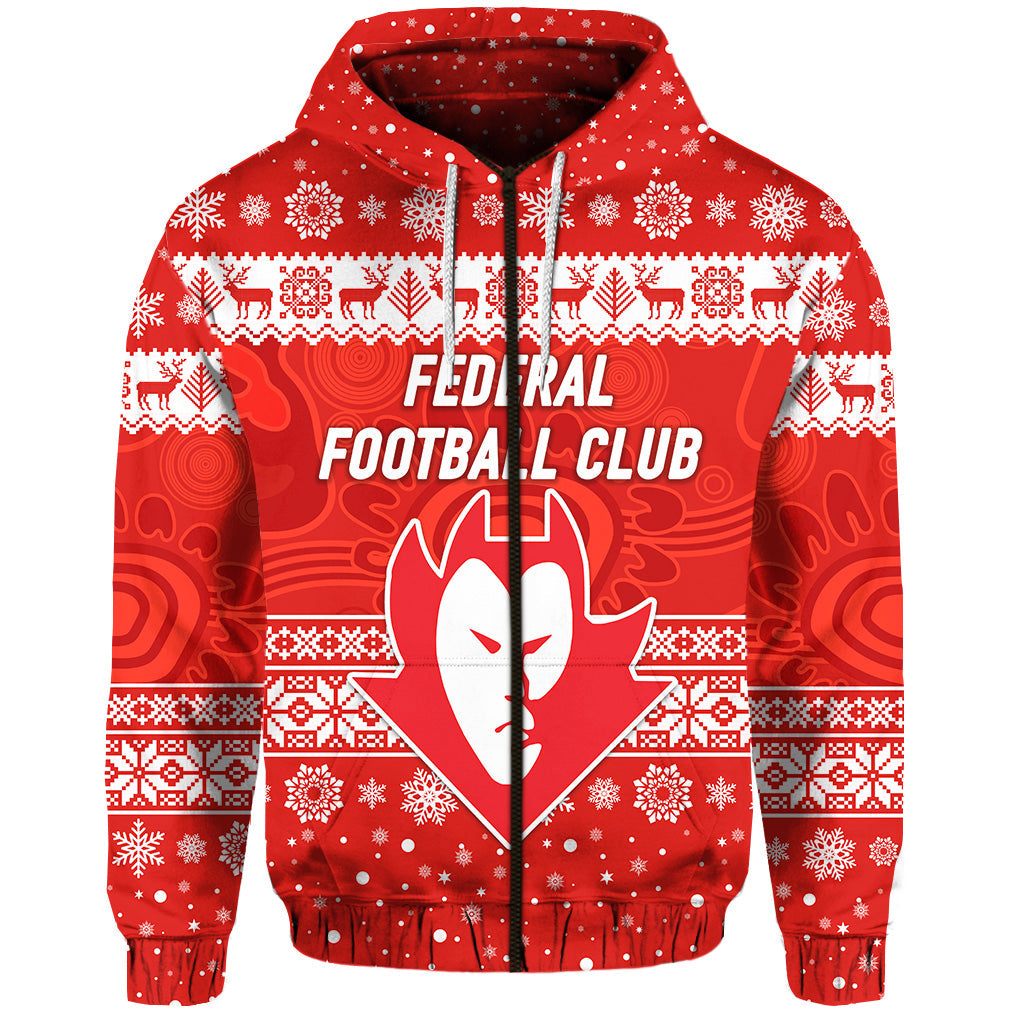 federal-football-club-zip-hoodie-christmas-simple-style-red