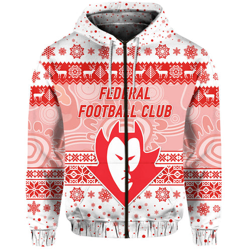 custom-personalised-federal-football-club-zip-hoodie-christmas-simple-style-white