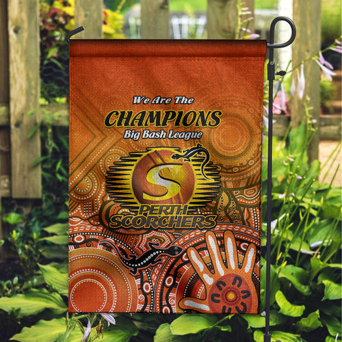 perth-scorchers-champions-flag-lizard-indigenous-aboriginal
