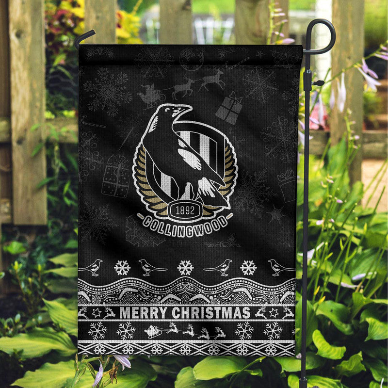collingwood-pies-unique-winter-season-flag-magpies-merry-christmas-no2