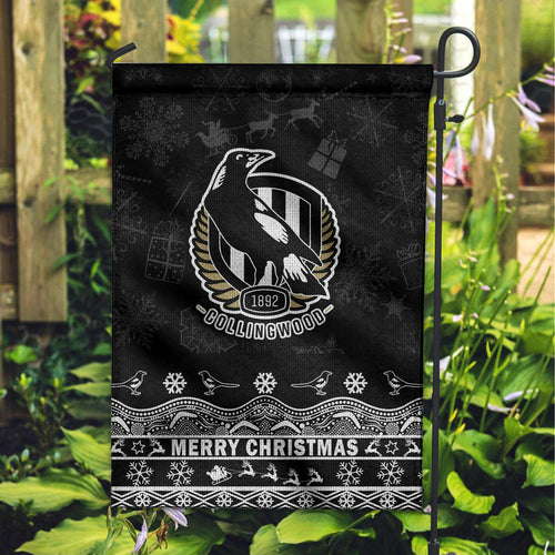 collingwood-pies-unique-winter-season-flag-magpies-merry-christmas-no2