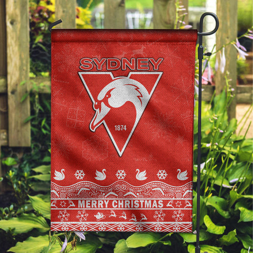 sydney-swans-unique-winter-season-flag-swans-merry-christmas-no2