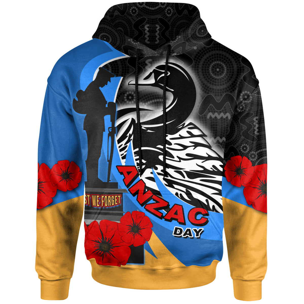 force-rugby-hoodie-custom-anzac-force-black-swans-mascot-hoodie