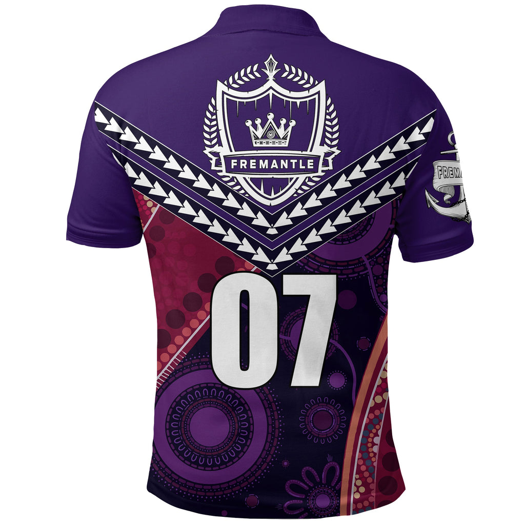 custom-personalised-fremantle-dockers-polo-shirt-aboriginal-mix-crimson-style