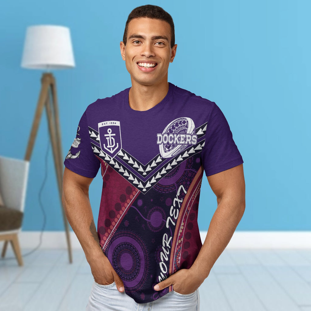 custom-personalised-fremantle-dockers-t-shirt-aboriginal-mix-crimson-style