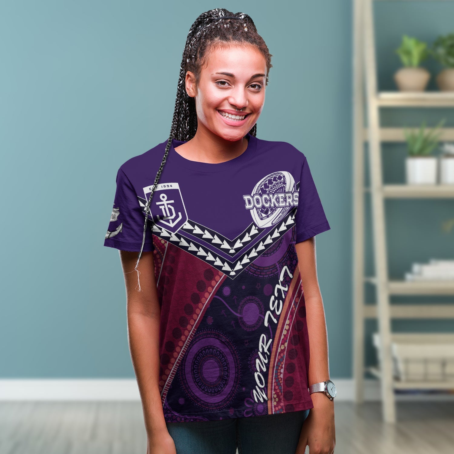 custom-personalised-fremantle-dockers-t-shirt-aboriginal-mix-crimson-style