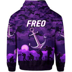 Fremantle Dockers ANZAC Zip Up And Pullover Hoodie Freo Simple Style LT8