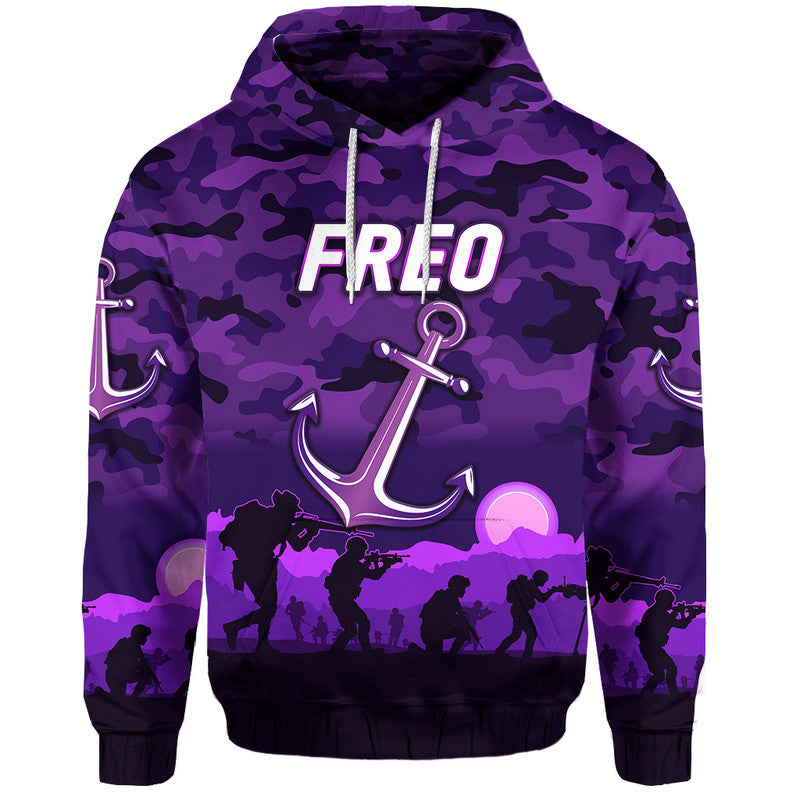 (Custom Personalised) Fremantle Dockers ANZAC Zip Up And Pullover Hoodie Freo Simple Style LT8