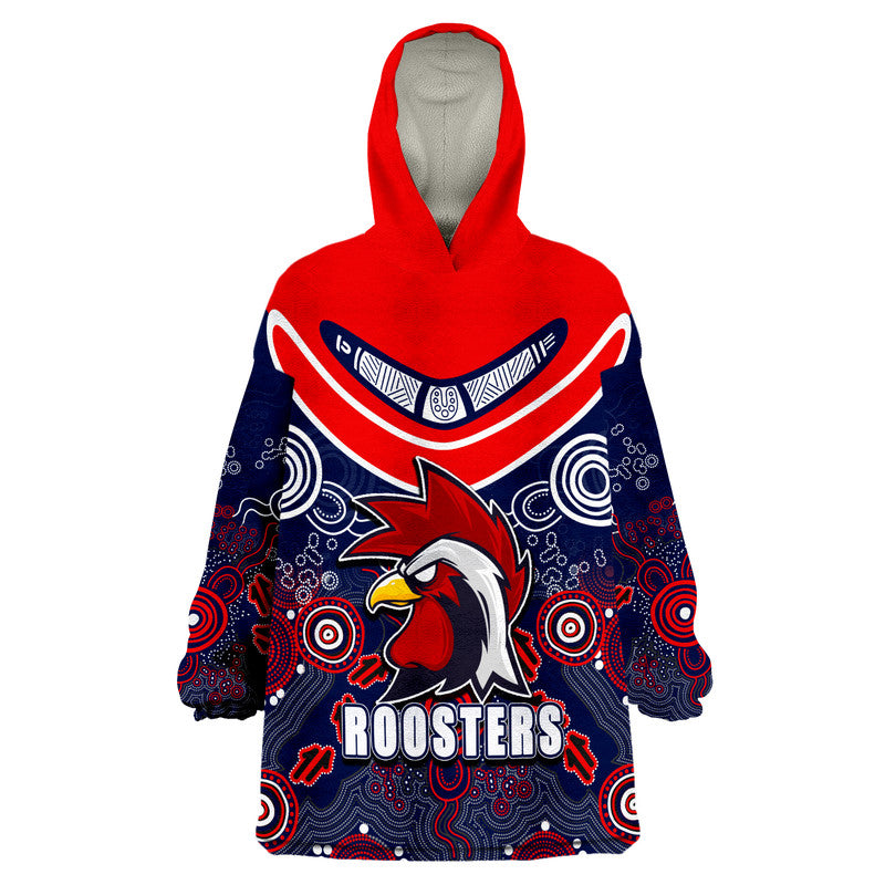 sydney-roosters-boomerang-aboriginal-wearable-blanket-hoodie