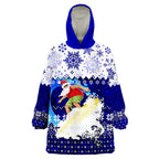 aboriginal-christmas-2022-santa-claus-surfing-wearable-blanket-hoodie-blue-style