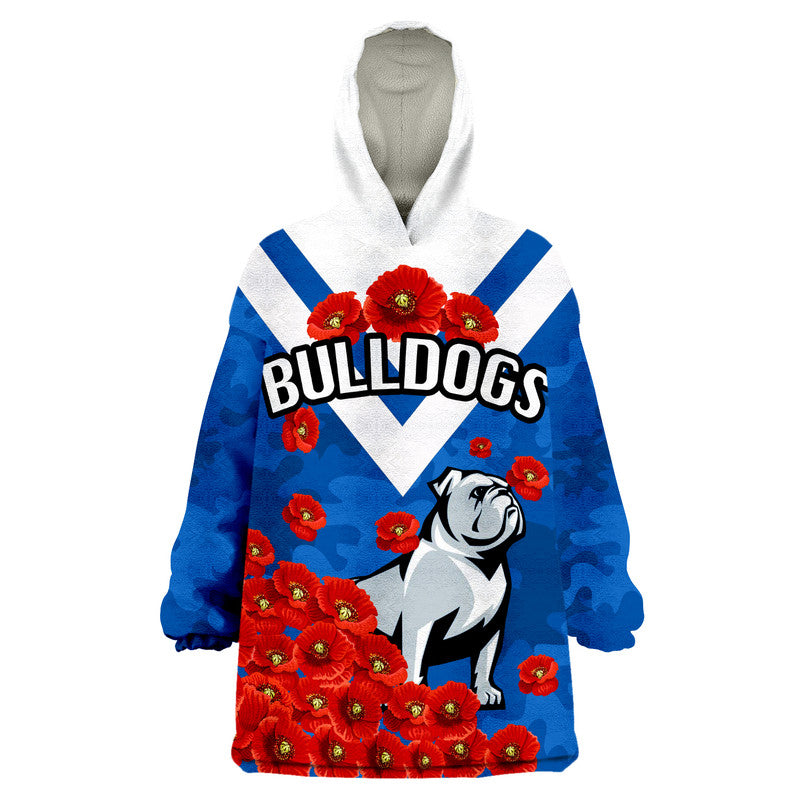 bulldogs-rugby-wearable-blanket-hoodie-anzac-poppy-flowers