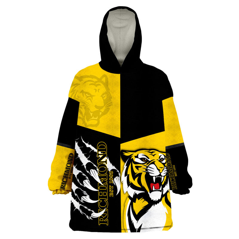 australian-football-league-richmond-claws-wearable-blanket-hoodie