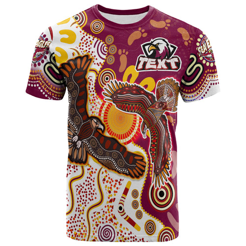 sea-eagles-aboriginal-rugby-custom-t-shirt-double-sea-eagles-with-tribal-sun-and-footprints