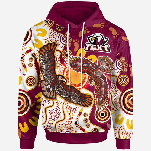 sea-eagles-aboriginal-rugby-custom-hoodie-custom-double-sea-eagles-with-tribal-sun-and-footprints