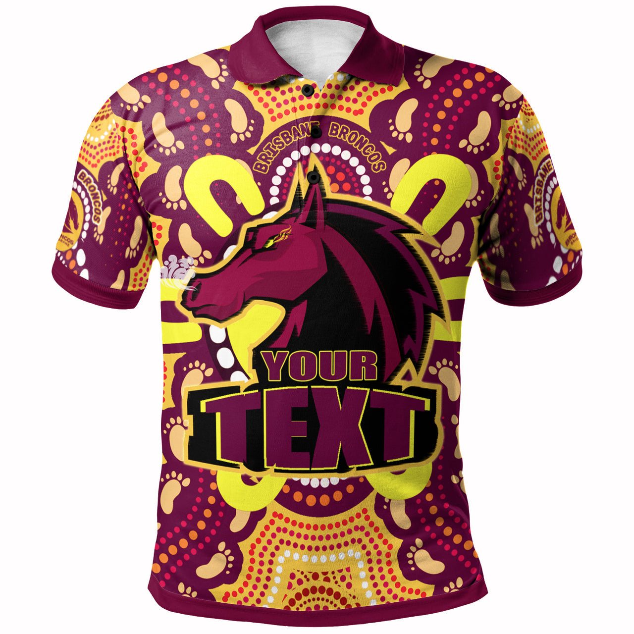 broncos-rugby-new-indigenous-custom-polo-shirt-wild-horses-broncos-with-aboriginal-sun-and-footprint