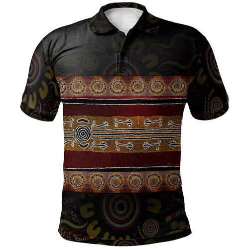 polo-aboriginal-dot-panting-art-horizontal-lines
